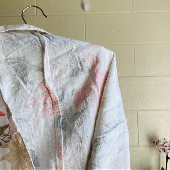 VTG Ann Hill Floral Pleated Maxi Skirt - Picture 6 of 7